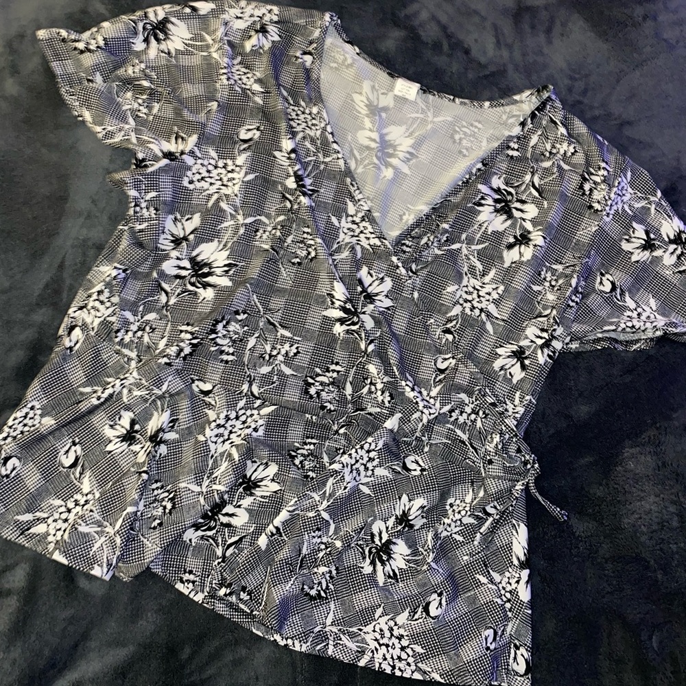 Womens PLUS SIZE Peplum Blouse